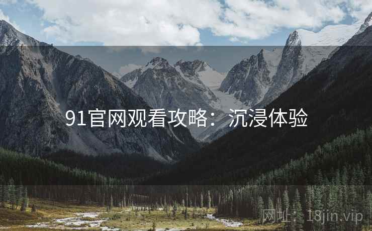 91官网观看攻略：沉浸体验