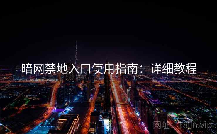 暗网禁地入口使用指南：详细教程
