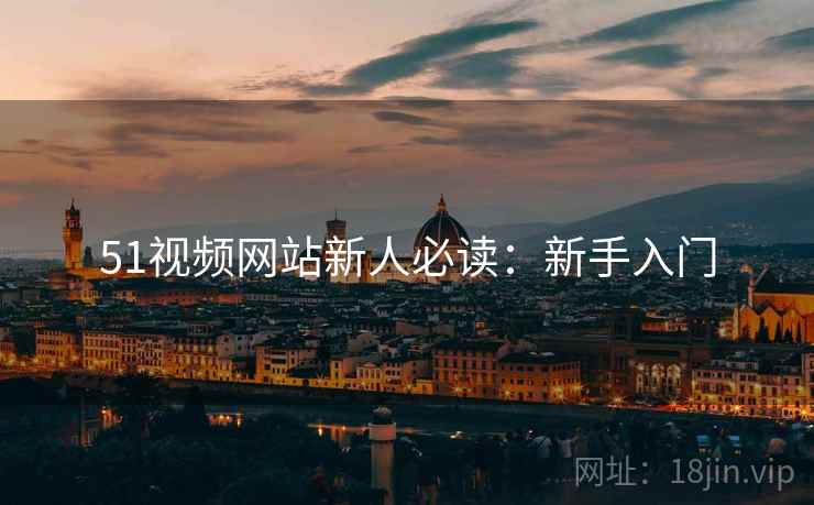 51视频网站新人必读：新手入门